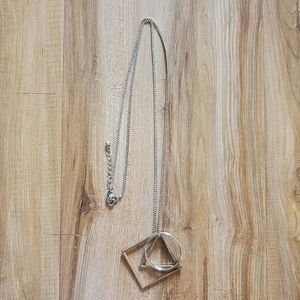 Gold Geometric Shapes Necklace